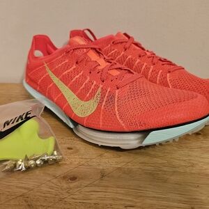 Nike Air Zoom Victory 2 Track Shoes Mens Size 9 Crimson Tint Spikes FD8411-600